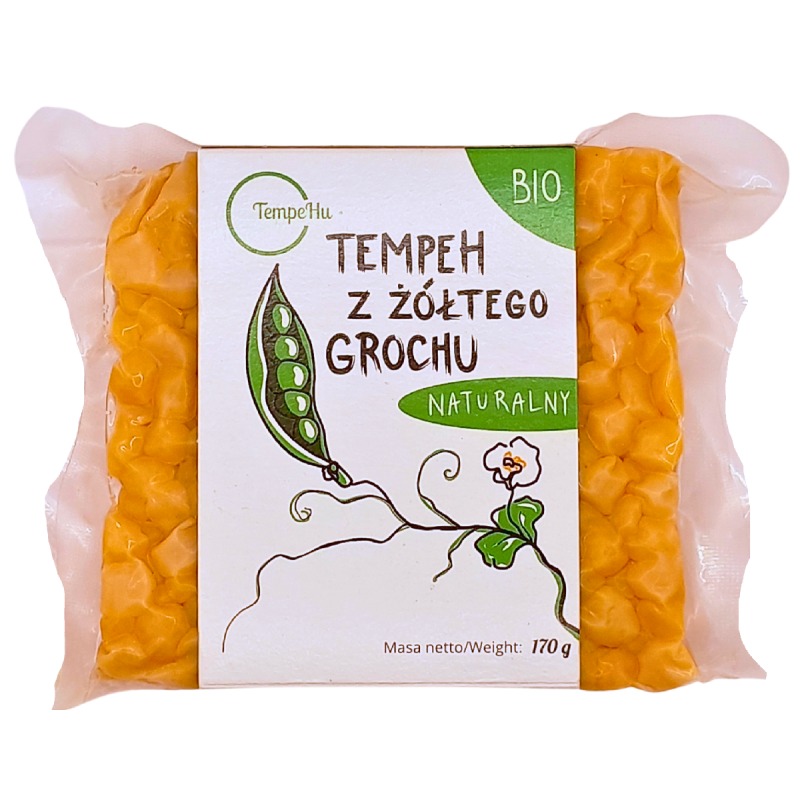 TEMPEH Z GROCHU ŻÓŁTEGO BIO 170 g - TEMPEHU