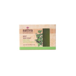MYDŁO W KOSTCE DO CIAŁA MIĘTA 125 g - SATTVA