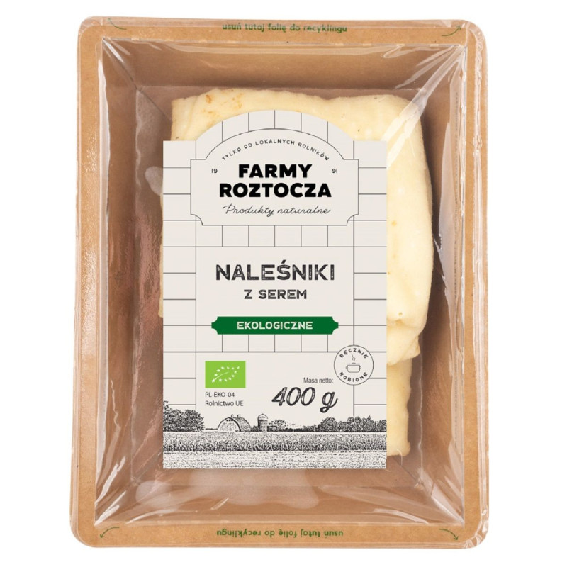 NALEŚNIKI Z SEREM BIO 400 g - FARMY ROZTOCZA (NA ZAMÓWIENIE)