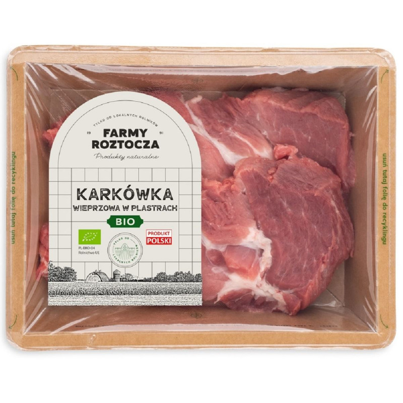 KARKÓWKA KROJONA SUROWA BIO 300 g - FARMY ROZTOCZA (NA ZAMÓWIENIE)