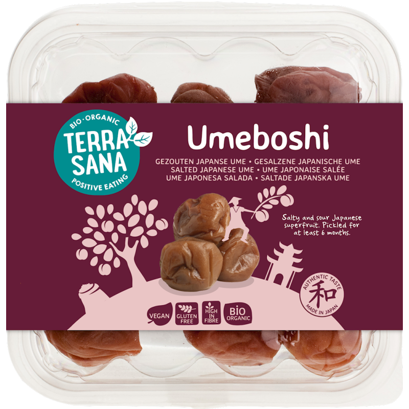 UMEBOSHI (MORELE JAPOŃSKIE KISZONE) BEZGUTENOWE BIO 150 g - TERRASANA