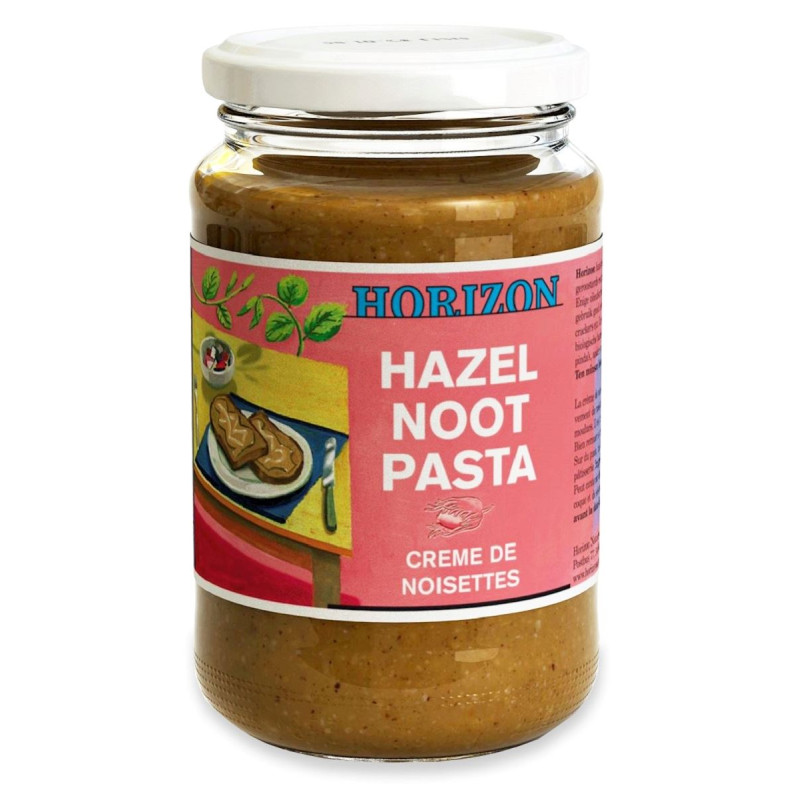 KREM Z ORZECHÓW LASKOWYCH PRAŻONYCH 100 % BIO 350 g - HORIZON