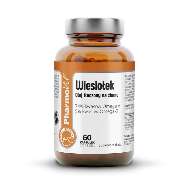 WIESIOŁEK (500 mg) BEZGLUTENOWY 60 KAPSUŁEK - PHARMOVIT (CLEAN LABEL)