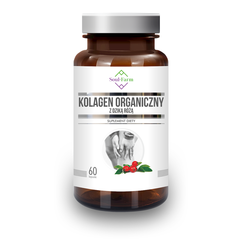KOLAGEN RYBI Z DZIKĄ RÓŻĄ 60 KAPSUŁEK - SOUL FARM