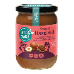 KREM Z ORZECHÓW LASKOWYCH PRAŻONYCH 100 % BIO 500 g - TERRASANA