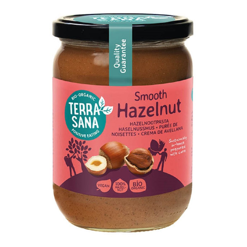 KREM Z ORZECHÓW LASKOWYCH PRAŻONYCH 100 % BIO 500 g - TERRASANA