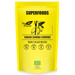 KAKAO ZIARNA SUROWE BIO 200 g - BIO PLANET SUPERFOODS