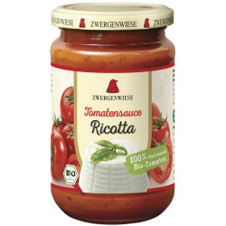 SOS POMIDOROWY Z RICOTTĄ BEZGLUTENOWY BIO 340 ml - ZWERGENWIESE