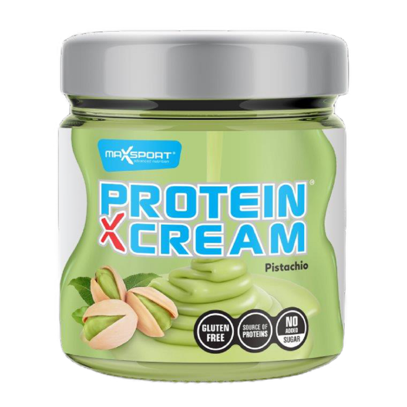 KREM PROTEINOWY PISTACJOWY BEZ DODATKU CUKRÓW BEZGLUTENOWY 200 g - MAXSPORT