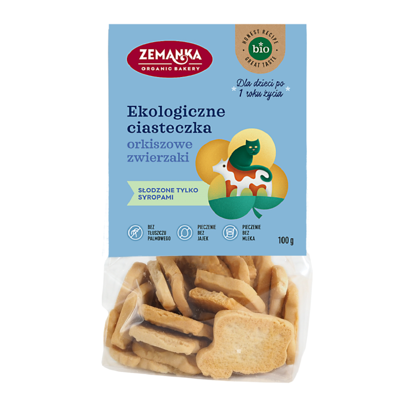 CIASTKA ORKISZOWE ZWIERZĘTA BIO 100 g - ZEMANKA