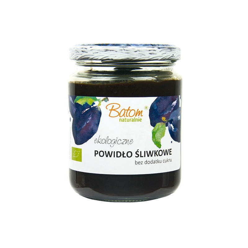 POWIDŁA ZE ŚLIWKI WĘGIERKI BEZ DODATKU CUKRÓW BIO 270 g - BATOM