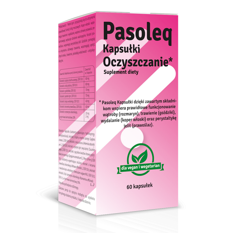 SUPLEMENT DIETY PASOLEQ 60 KAPSUŁEK - PASOLEQ