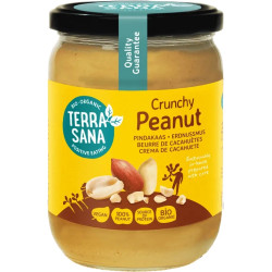 KREM Z ORZESZKÓW ZIEMNYCH PRAŻONYCH 100 % CRUNCHY BIO 500 g - TERRASANA