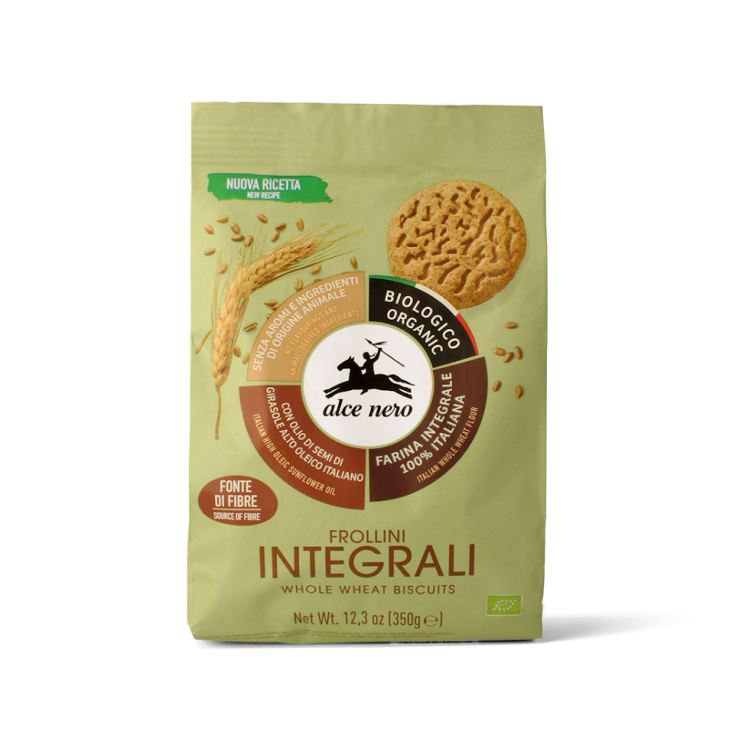 CIASTKA PEŁNOZIARNISTE BIO 350 g - ALCE NERO