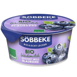 JOGURT KREMOWY JAGODOWY (3,8 % TŁUSZCZU W MLEKU) BIO 150 g - SOBBEKE