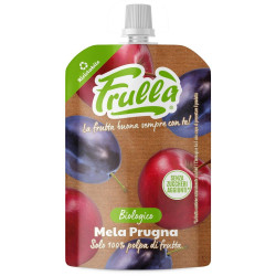 MUS JABŁKO - ŚLIWKA BEZ DODATKU CUKRÓW BIO 100 g - NATURA NUOVA