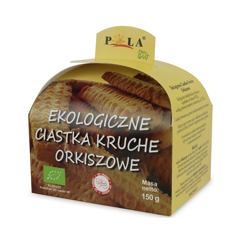CIASTKA KRUCHE ORKISZOWE BIO 150 g - POLA (NA ZAMÓWIENIE)