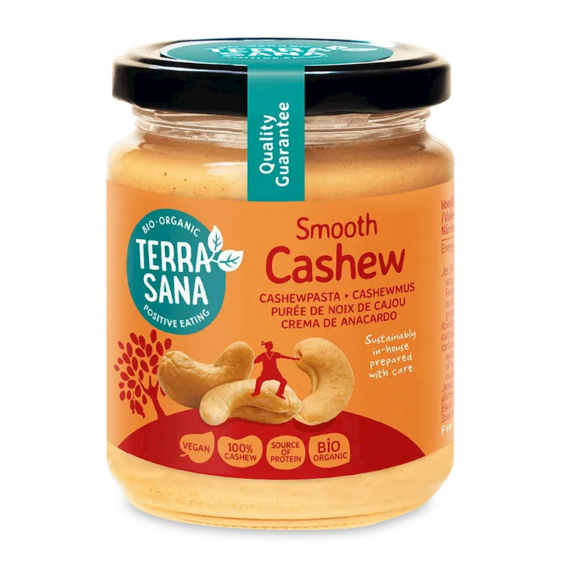 KREM Z ORZECHÓW NERKOWCA PRAŻONYCH 100 % BIO 250 g - TERRASANA