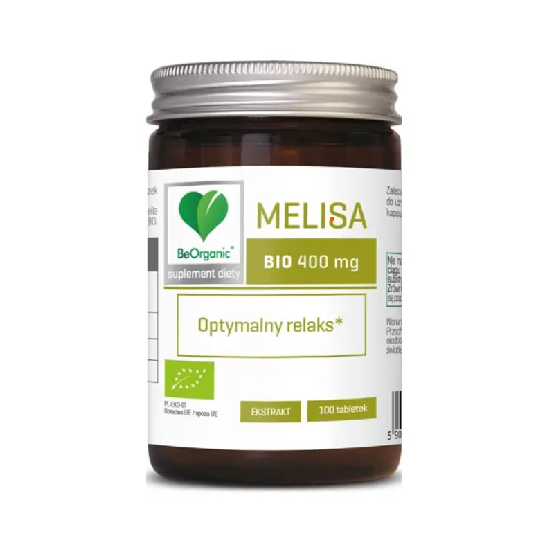 MELISA EKSTRAKT BIO (400 mg) 100 TABLETEK - BE ORGANIC