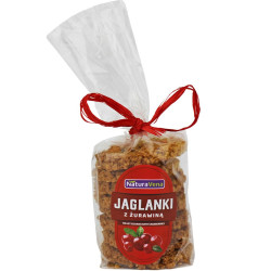 CIASTKA JAGLANKI Z ŻURAWINĄ 175 g - NATURAVENA