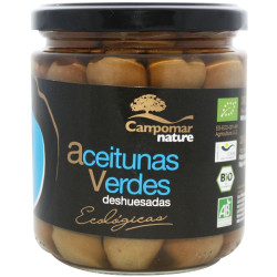 OLIWKI ZIELONE BEZ PESTEK W ZALEWIE BIO 350 g (170 g) - CAMPOMAR NATURE