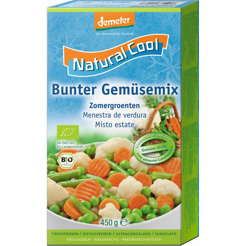 MIX WARZYW MROŻONYCH DEMETER BIO 450 g - NATURALCOOL