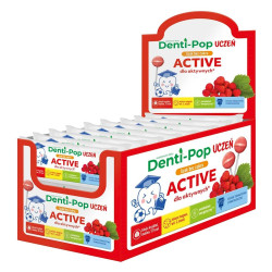 LIZAK KULKA O SMAKU POZIOMKOWYM NA METABOLIZM BEZ CUKRU BEZGLUTENOWY 6 g - MNIAM MNIAM STARPHARMA (DENTI - POP)