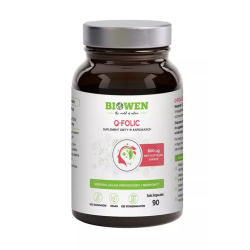 Q-FOLIC (600 ug) 90 KAPSUŁEK - BIOWEN