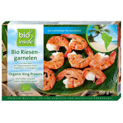 KREWETKI KRÓLEWSKIE MROŻONE BIO 160 g - BIO INSIDE