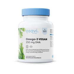 OMEGA-3 VEGAN BEZGLUTENOWA 60 KAPSUŁEK - OSAVI