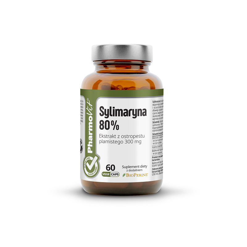 SYLIMARYNA (240 mg) BEZGLUTENOWA 60 KAPSUŁEK - PHARMOVIT (CLEAN LABEL)