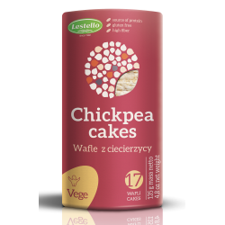 WAFLE Z CIECIERZYCY BEZGLUTENOWE 135 g - LESTELLO