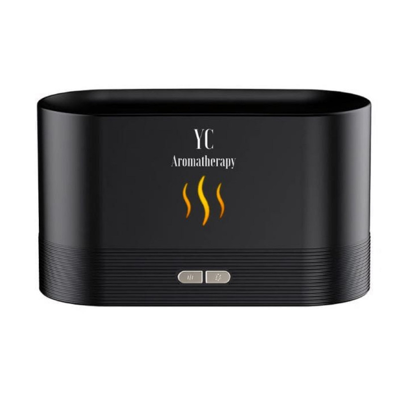 DYFUZOR ULTRADŹWIĘKOWY DO OLEJKÓW ETERYCZNYCH FLAME CZARNY - YOUR CANDLE