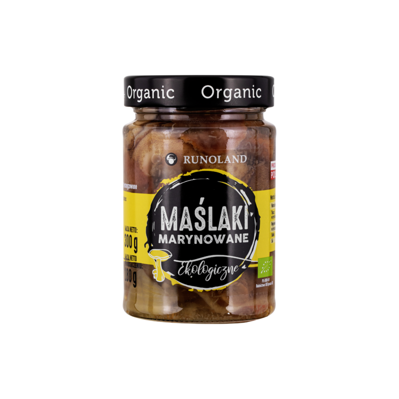 MAŚLAKI MARYNOWANE BIO 300 g (180 g) - RUNOLAND