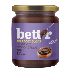 KREM ORZECHOWO - KAKAOWY BEZ DODATKU CUKRÓW BIO 250 g - BETT'R