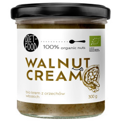 KREM Z ORZECHÓW WŁOSKICH PRAŻONYCH 100 % BIO 300 g - DIET-FOOD