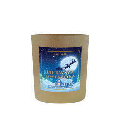 ŚWIECA SOJOWA ZAPACHOWA PIERWSZA GWIAZDKA 180 ml - YOUR CANDLE (PRODUKT SEZONOWY)