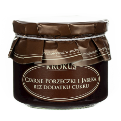 CZARNE PORZECZKI I JABŁKA BEZ DODATKU CUKRÓW BEZGLUTENOWE 310 g - KROKUS