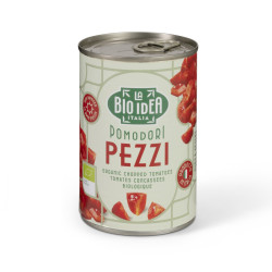 POMIDORY KROJONE BEZ SKÓRY BIO 400 g (240 g) - LA BIO IDEA