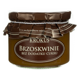 BRZOSKWINIE BEZ DODATKU CUKRÓW 310 g - KROKUS