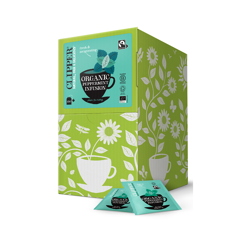 HERBATKA Z MIĘTY PIEPRZOWEJ FAIR TRADE BIO (250 x 1,5 g) 375 g - CLIPPER