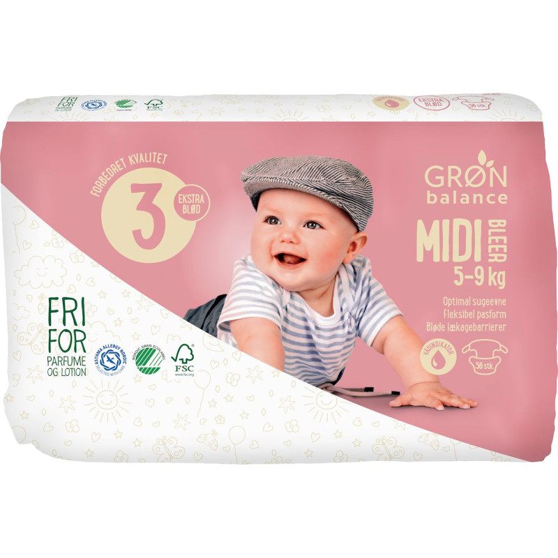 PIELUCHY MIDI ECO 5 - 9 kg (56 szt.) - GRON BALANCE