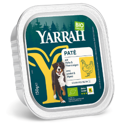 (DLA PSA) PASZTET Z KURCZAKA Z ALGAMI MORSKIMI BIO 150 g - YARRAH