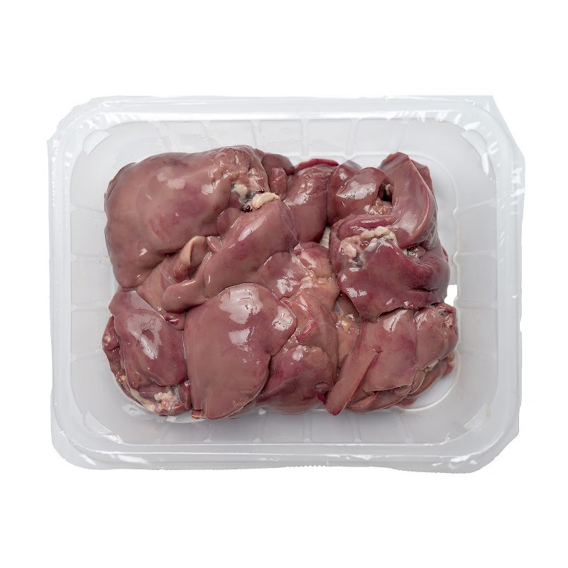 WĄTRÓBKI Z KURCZAKA SUROWE BIO (około 0,4 kg) - WIELKOPOLSKI KURCZAK (NA ZAMÓWIENIE)