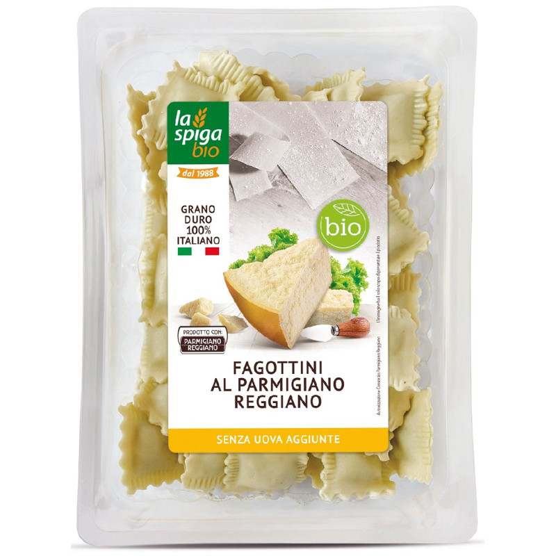 FAGOTTINI ŚWIEŻE Z PARMEZANEM BIO 250 g - LA SPIGA