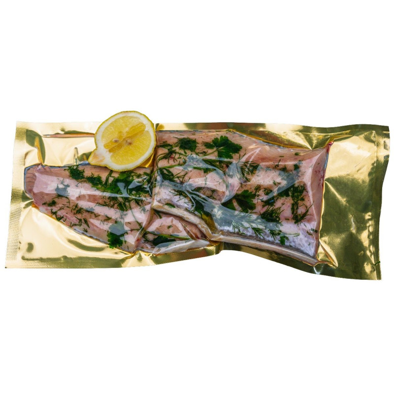 JESIOTR MARYNOWANY NA GRILLA I PATELNIĘ (około 0,70 kg) - SMOLIN FISH (NA ZAMÓWIENIE)