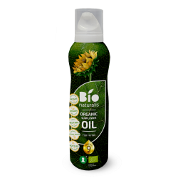 OLEJ SŁONECZNIKOWY (SPRAY) DO GOTOWANIA I SMAŻENIA TŁOCZONY NA ZIMNO BIO 200 ml - EKKO (BIONATURALIS)