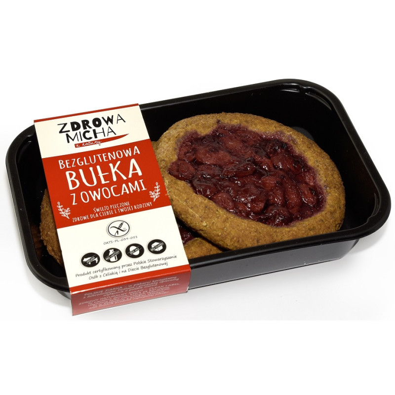 BUŁKA Z WIŚNIAMI BEZGLUTENOWA 310 g - ZDROWA MICHA (NA ZAMÓWIENIE)