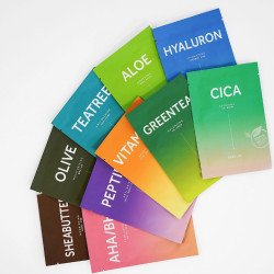 MASECZKI DO TWARZY W PŁACHCIE VARIETY 10 x 23 g - BARULAB