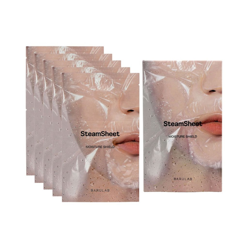 MASECZKI DO TWARZY W PŁACHCIE NAWILŻAJĄCA 5 SZTUK - BARULAB